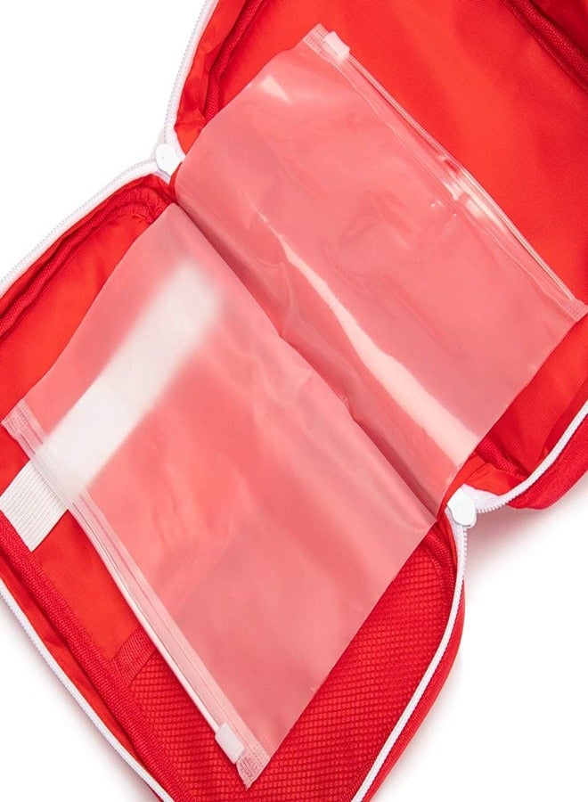 Timsusie First Aid Bag - First Aid Kit Bag Empty for Home Outdoor Travel Camping Hiking, Mini Empty Medical Storage Bag Portable Pouch - Image 2
